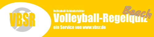 (VBSR) Volleyball-Regelquiz (Beach), ein Service von www.vbsr.de